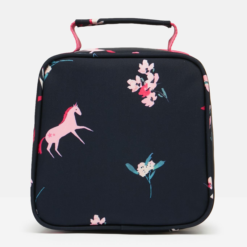 Joules Munch Bag - Navy Unicorn Floral-1